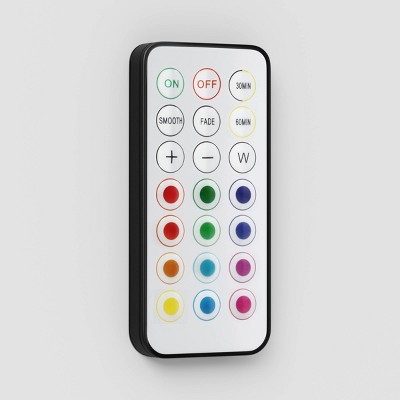 3pk 3&#34; RGB Novelty Wall Lights with Remote Control - Room Essentials&#8482;_2