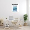 Stupell Industries Water Inspired Blue Ombre Floating Frame Canvas Art, Black, 25" x 31" - 3 of 4