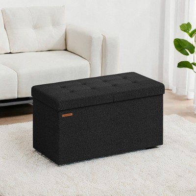 30" Storage Ottoman Bench, Ottoman with Storage, Ottoman Bench, Hold up to 660lb for Living Room