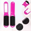 Unique Bargains Foldable Mirror Hair Brush 1 Pc - 3 of 4