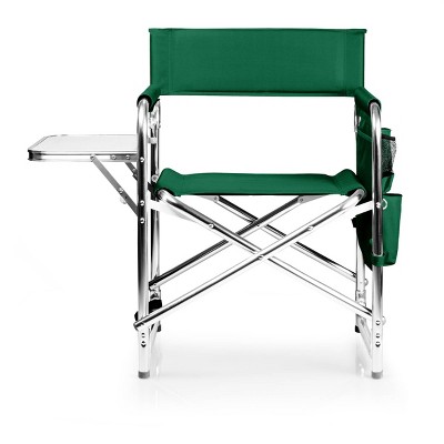Hunter Green Ultimate Comfort Portable Sports Chair with Side Table