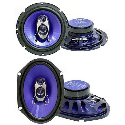 Pyle 4 Nuevo PL63BL 16.5 cm 720 Watt 3 Vías Coche Altavoces coaxiales de  Audio Azul estéreo : : Electrónicos