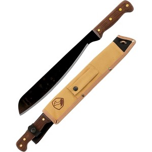 Condor Tool & Knife Australian Army Heavy Duty Machete - 1075 High Carbon Steel - Walnut Handle - Cutlass Machete - 12.9in Blade - 23.3oz - 1 of 4