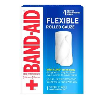 Johnson & Johnson Brand First Aid Product Flexible Rolled Gauze - 2in x 2.5yd