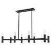 Livex Lighting Copenhagen 8 - Light Chandelier in  Black - 2 of 4