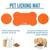 GOOPAWS: Licking Mat 2-Pack - Orange & Blue, Slow Feeder Pads for Dogs & Cats - 4 of 4