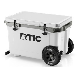 RTIC Outdoors 52qt Ultra-Light Wheeled Hard Sided Cooler - White
