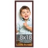 PosterPalooza | 8x18 Wood Frame with UV Acrylic, 6 Finishes: Black, White, Bronze, Silver, Wood, Mahogany - 2 of 4
