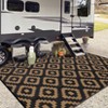 GAOMON Outdoor Rug Outdoor Plastic Straw Rugs Lightweight Modern Geometric Area Rug for Camping Patio Deck Picnic - 3 of 4