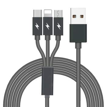 Ampd - 3 In 1 Multi Tip Usb Connection Cable