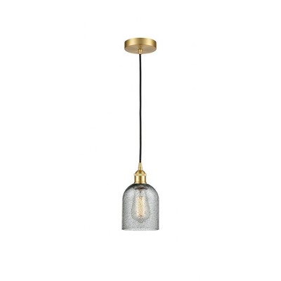Caledonia - 1 Light Cord Hung Mini Pendant In Industrial Style-9.75 Inches Tall and 5 Inches Wide