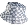Anna-Kaci Women's Bucket Hats Reversible Checkered Pattern Fisherman Cap - 2 of 4