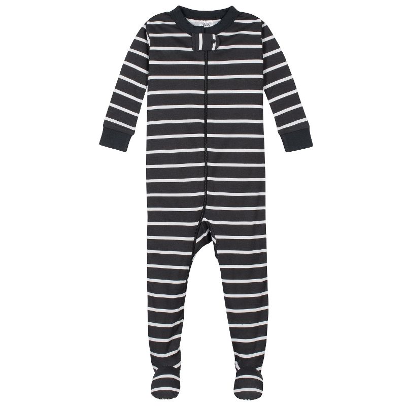 Gerber Baby & Toddler Boys Snug Fit Footed Cotton Pajamas, 2-Pack, 3 of 10