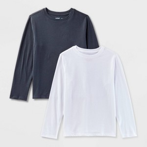 Boys' 2pk Long Sleeve T-Shirt - Cat & Jack™ - 1 of 3