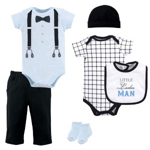 Little Treasure Baby Boy Layette 6-Piece Set, Ladies Man - 1 of 1