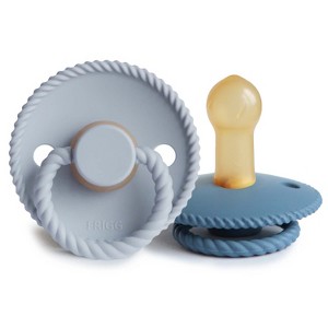 FRIGG Rope Natural Rubber Pacifier 2-Pack - 1 of 4