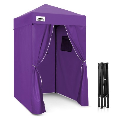 EAGLE PEAK 4x4 Pop Up Canopy, Flex Ultra Compact Portable Privacy Changing Room Photoshoots