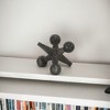 HomeRoots 7" Black Metal Game Hand Painted Tabletop Sculpture - 2 of 4