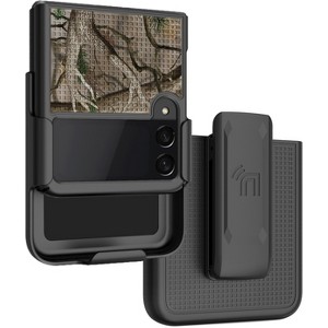 Nakedcellphone Slim Case and Belt Clip Holster Combo for Samsung Galaxy Z Flip 3 Phone (SM-F711, 2021) - 1 of 4