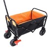 YONWAY Foldable Wagon,220 Lbs Capacity Outdoor Camping Beach Cart Steel Frame,Adjustable Garden Utility Rolling Cart with Wheels - 4 of 4