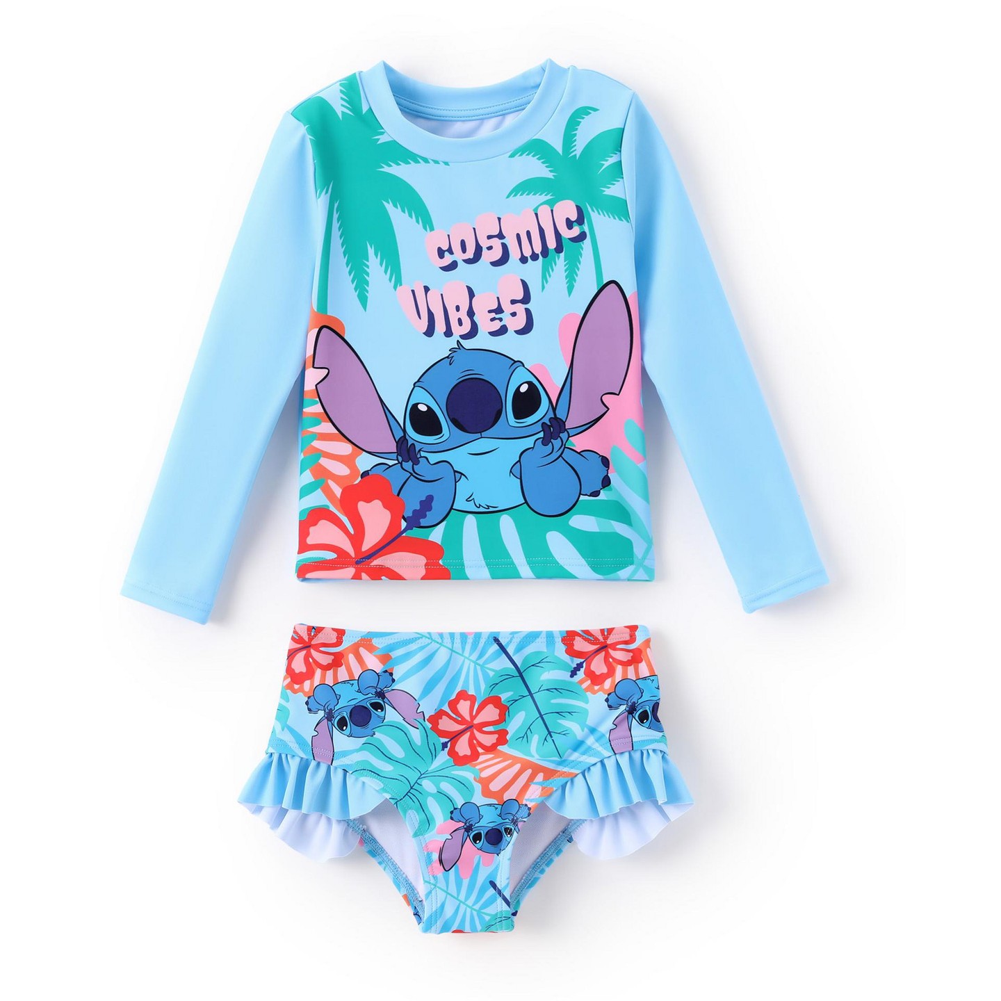 Комплект для плавания Disney для детей, 2 предмета — Stitch, цвет: Синий — фото 4