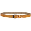 INSPIRE CHIC Women's Carved Multi-Hole Hollow Leather Belts - 4 of 4