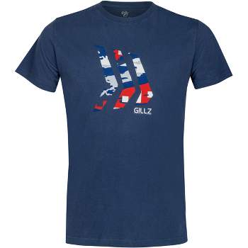 Gillz Contender Series 3 Gillz USA Tek Fill T-Shirt - Dress Blues