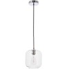 Elegant Lighting Collier 1 light Chrome and Clear glass pendant - 3 of 4