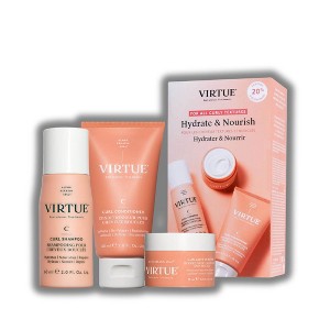 Virtue Curl Hydrate & Nourish For All Curly Textures | non-drying formula that gently cleanses while removing excess oils - (KIT) - 1 of 3