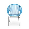 Modern Outdoor Rattan Chair Set – Sleek Design with Durable Iron Frame, Set of 2 - 4 of 4