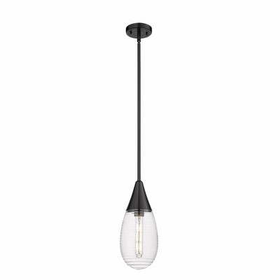 Malone - 1 Light Stem Hung Pendant In Contemporary Style-14.63 Inches Tall and 6 Inches Wide