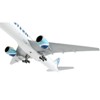 Boeing 777-200ER Commercial Aircraft "Eastern Air Lines" White with Striped Tail 1/400 Diecast Model Airplane by GeminiJets - 4 of 4