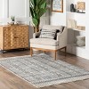 Nuloom Janene Banded Fringe Indoor Area Rug, 5' x 7' 10", Blue - 2 of 4