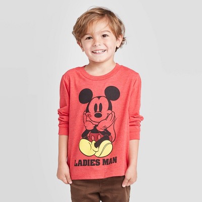 mickey mouse red shirt