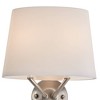 Possini Euro Design Possini Euro 11 3/4" High Brushed Nickel Modern Wall Sconce Light - 3 of 4