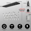 31-Light Dimmable Rectangle Ranidrop LED Crystal Chandelier - 3 of 4
