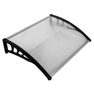 Karl Home | Winado 38 in. W x 3 in. D Plastic Gray Cover Retractable Door / Window Awning - 1 of 3