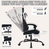 NicBex Versatile 360° Swivel Gaming Chair Adjustable Office Chairs with Wheels,Reclining Back&Footrest,Ergonomics Video Game Chairs,300lbs Max - 4 of 4