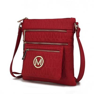MKF Collection Jessy M Signature Handbag Vegan Leather Women’s Crossbody Bag by Mia K