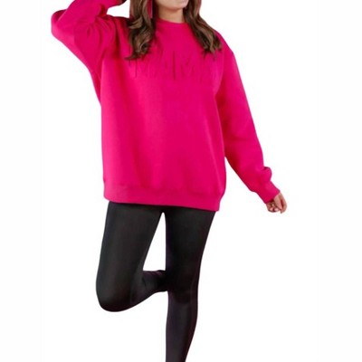 Women's MAMA Embossed Sweatshirt - Jess Lea