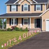 Big Dot of Happiness It's A Girl - Yard Sign Outdoor Lawn Decorations - Girl Baby Shower and Baby Announcement Yard Signs - 2 of 4