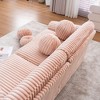 CAVINAS Modern Sofa for Living Room, 84" Loveseat Sofa, Corduroy Sofa Couch, Upholstered Sofa for Apatment Bedroom Home Office - 4 of 4
