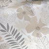 RoomMates Peel and Stick Wallpaper: Removable Vinyl, Self-Adhesive, Modern Floral, Botanical Pattern, Beige, 28 Sq Ft Coverage - 3 of 4