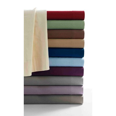 Twin Purple Cotton Flannel Deep Pocket Sheet Set