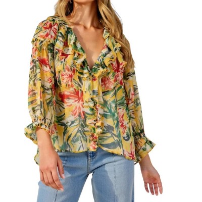 Tropical Print Blouse main image 1