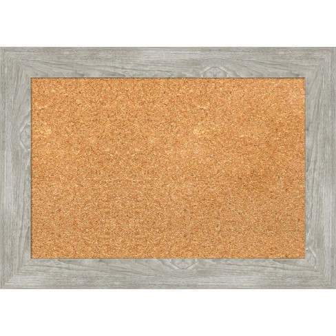 Amanti Art Dove Greywash Narrow Framed Corkboard, Natural Cork - image 1 of 4