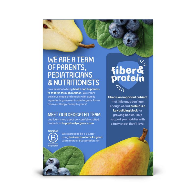 HappyTot Fiber & Protein Organic Pears Blueberries & Spinach Baby food - (Select Count), 4 of 6