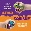 Joyfy Halloween Party Favors 24 PCS Squishy Stress Balls for Trick-or-Treat Goody Bag Fillers Halloween Decoration Gift for Kids (Spooky Style) - 3 of 4