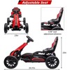 Electric Go Kart for Toddlers,12V Drift Kart with 7Ah Battery, Adjustable Seat, High/Low Safety Speed Max 2.8MPH for Child, Max Load 66lbs - 3 of 4