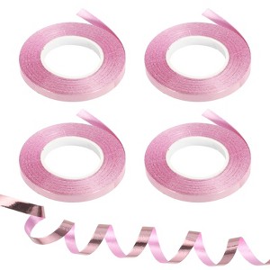 Unique Bargains Party Decoration Curling Metallic Ribbon 4 Pcs - 1 of 4